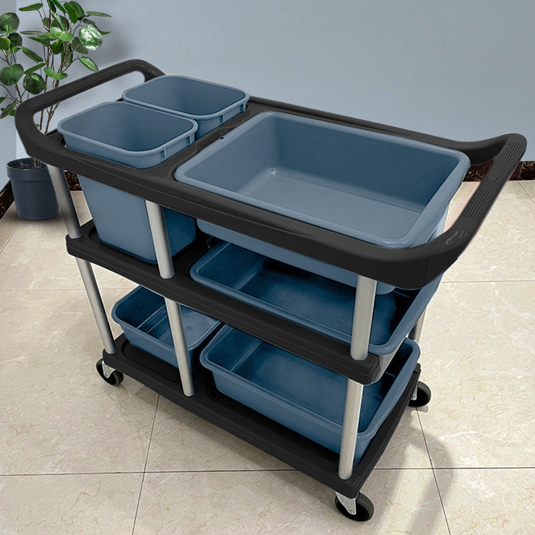 3-Tier Soiled Food Trolley