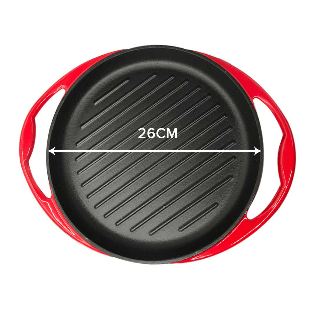Red Griddle Pan