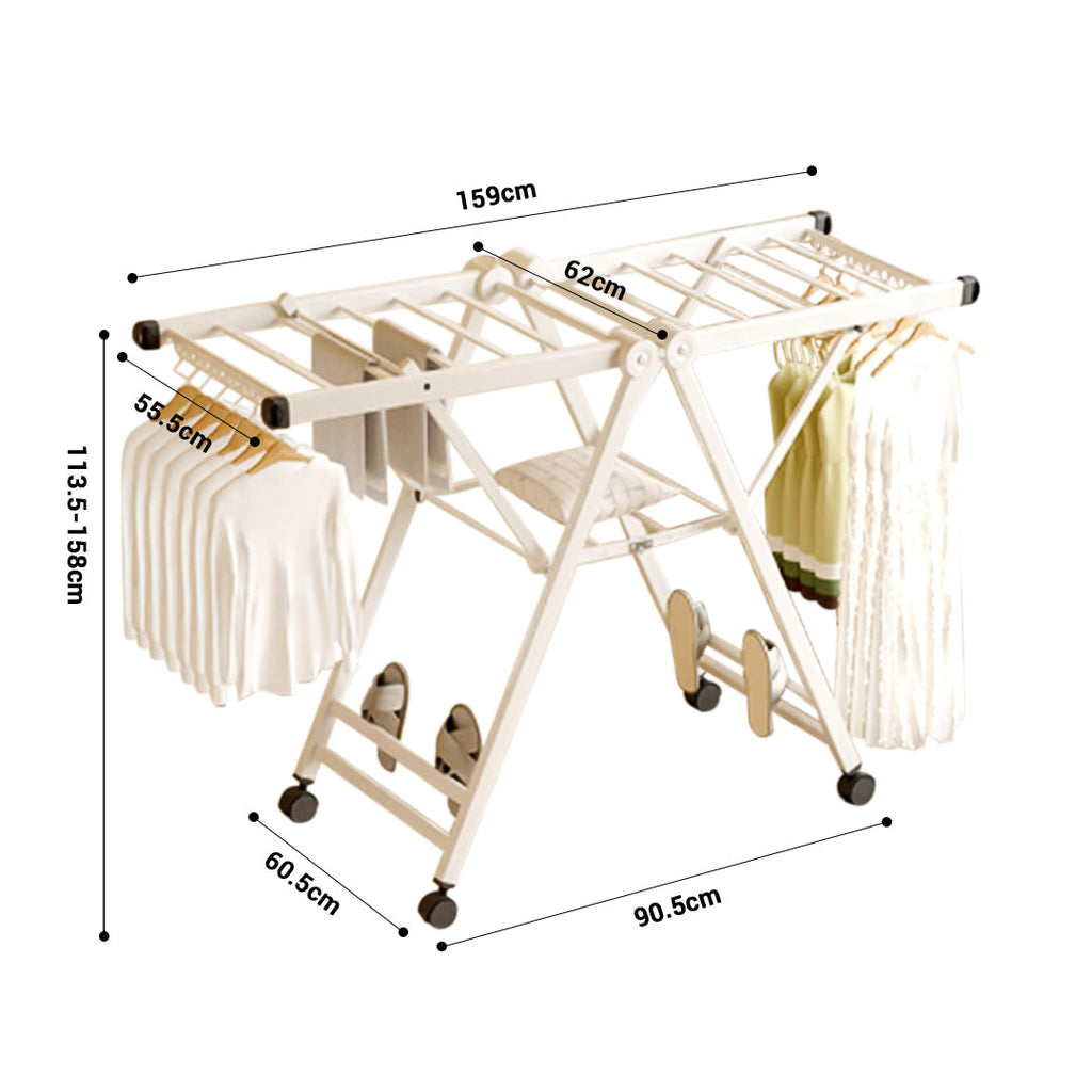 Foldable Wing Shape Drying Rack