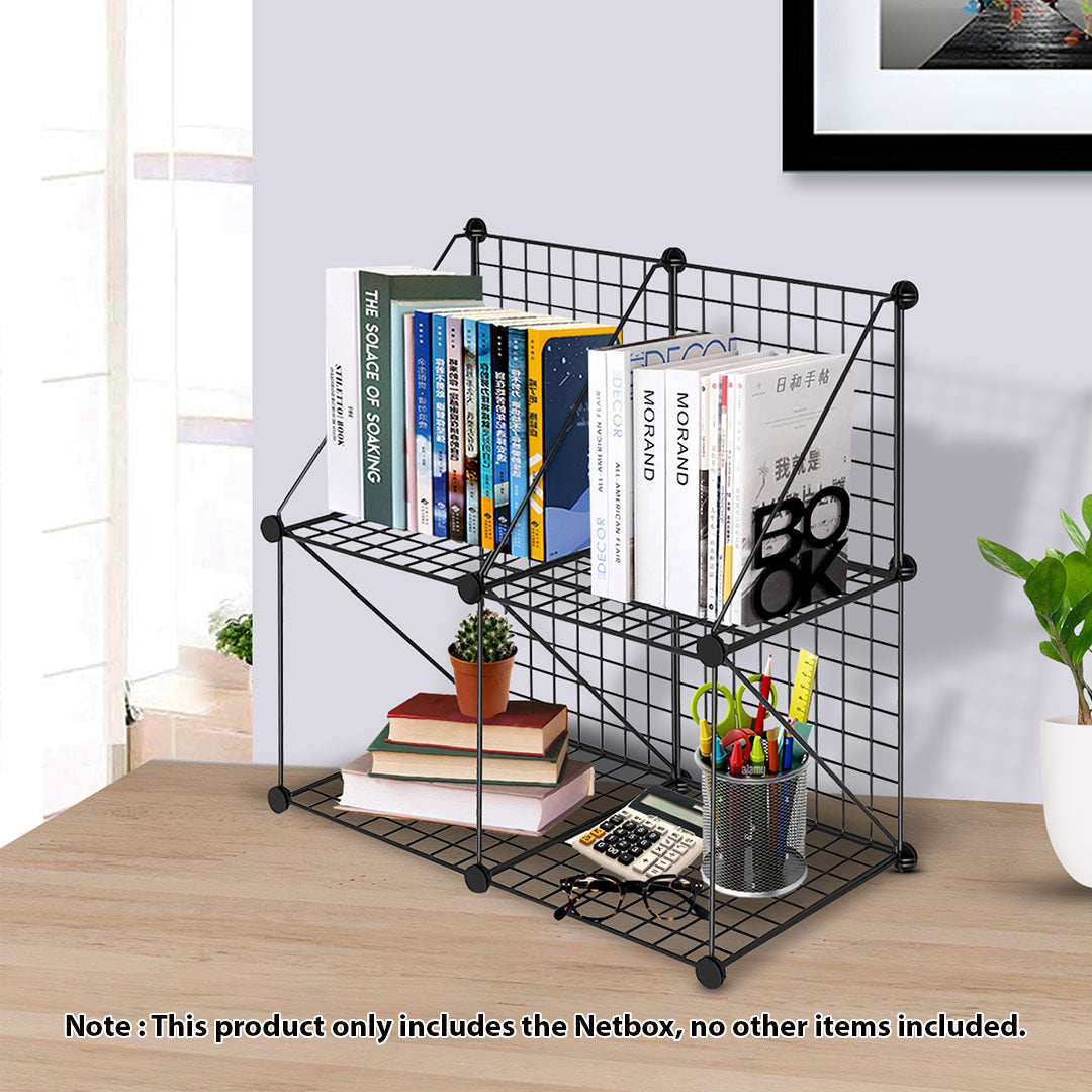Black Portable Cube Storage Organiser