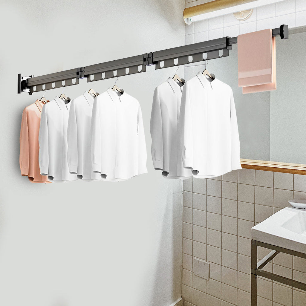 Wall-Mounted Clothing Rack