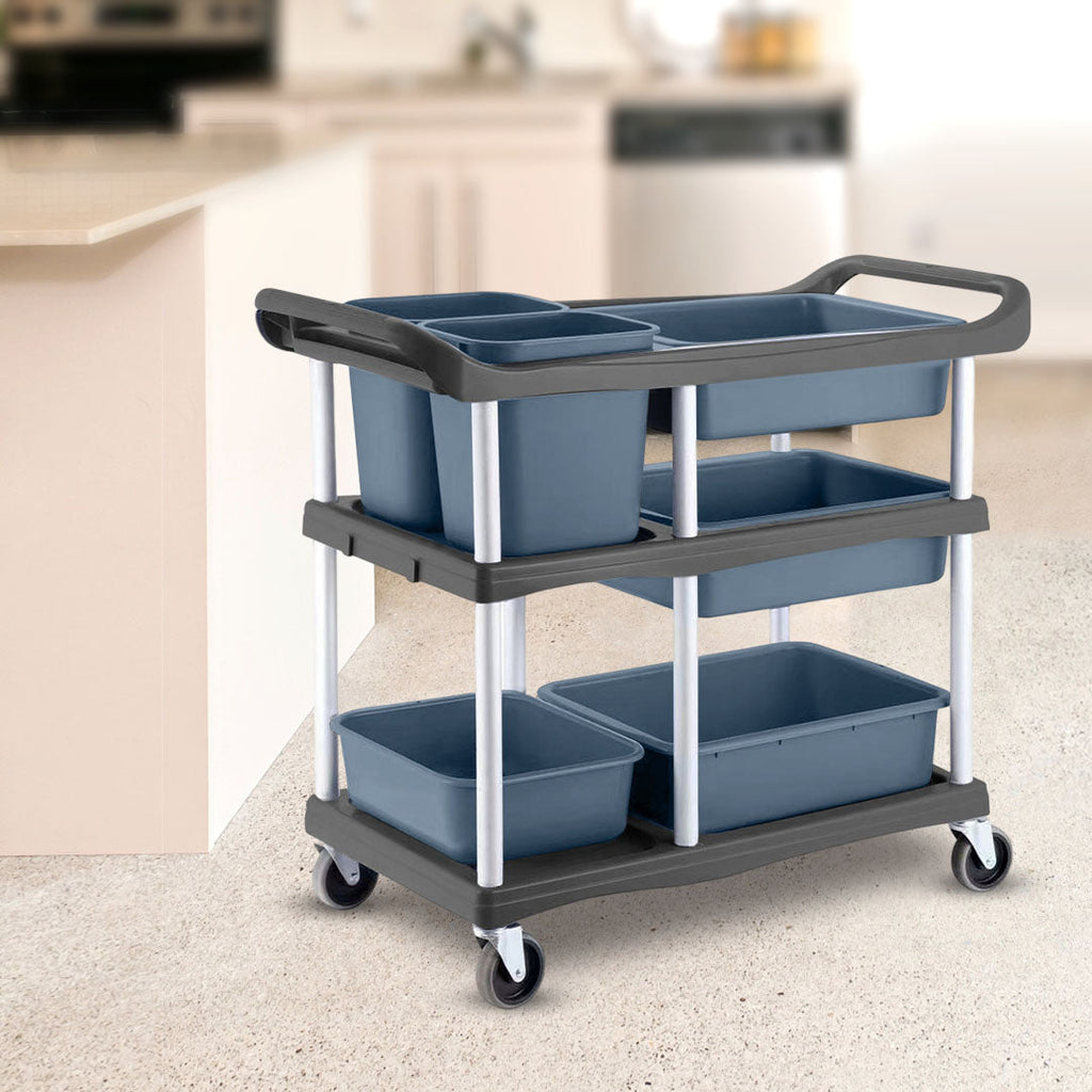 3-Tier Soiled Food Trolley
