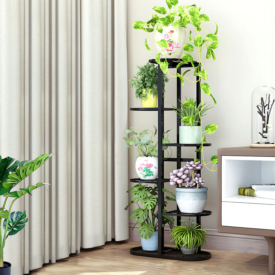 Black Metal Plant Rack