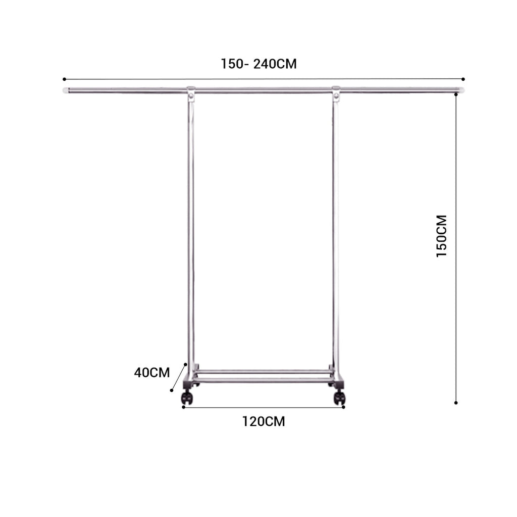 Floor-Standing Clothes Rack
