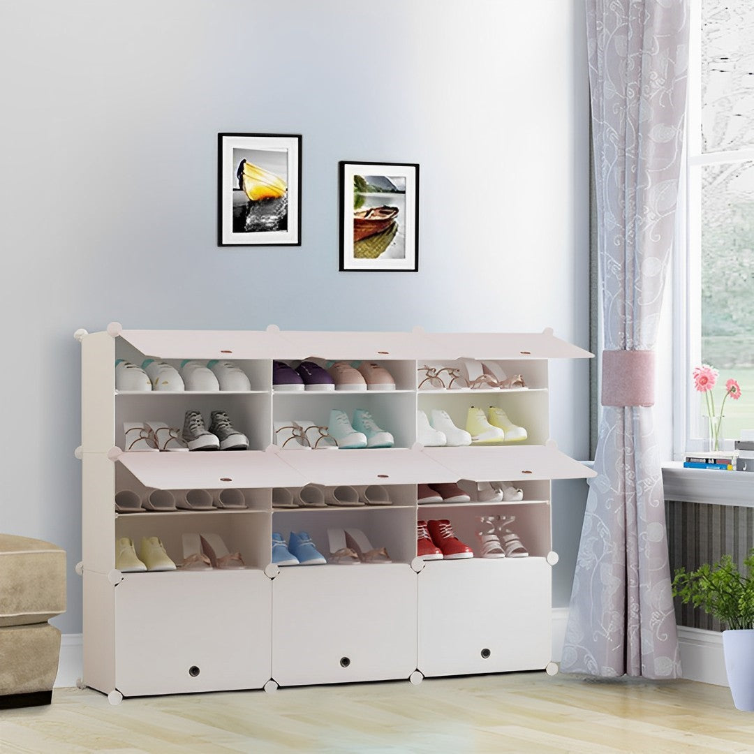 Ventilated Shoe Shelf - No More Mouldy Shoes!