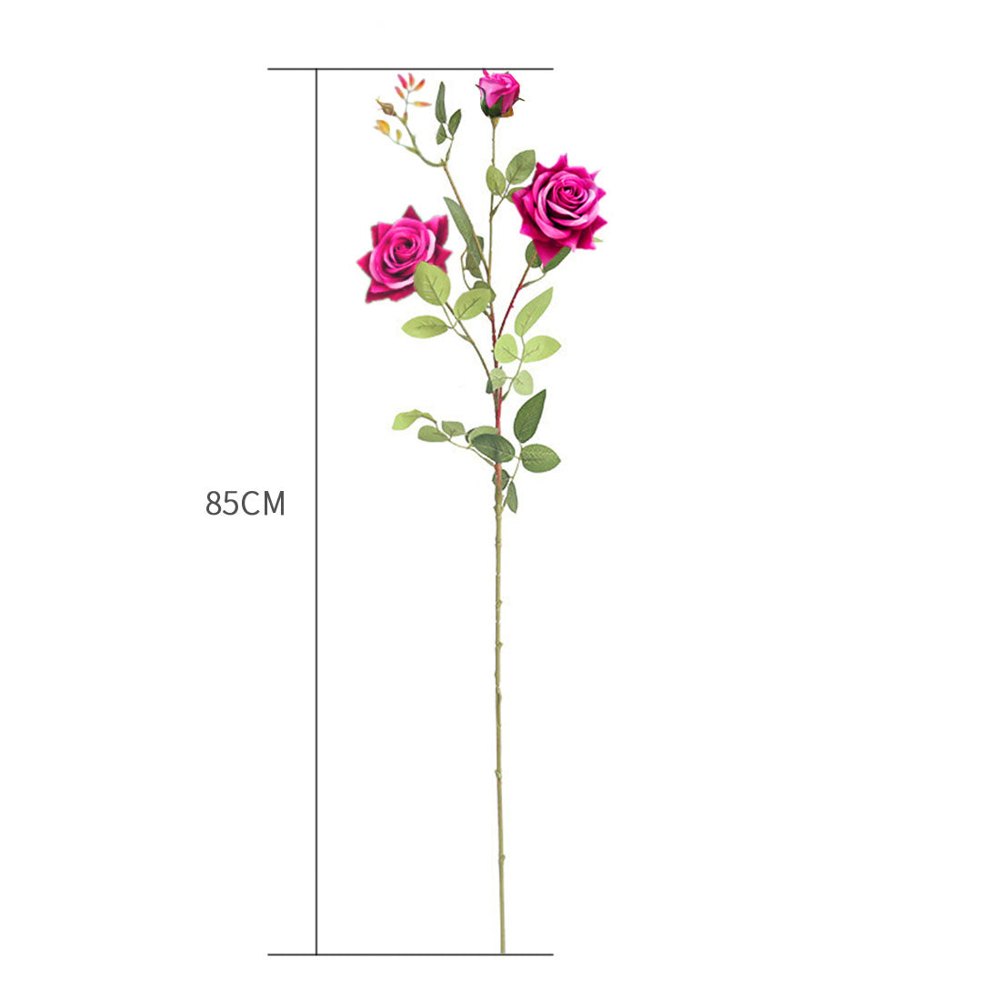Glass Vase With Artificial Flower