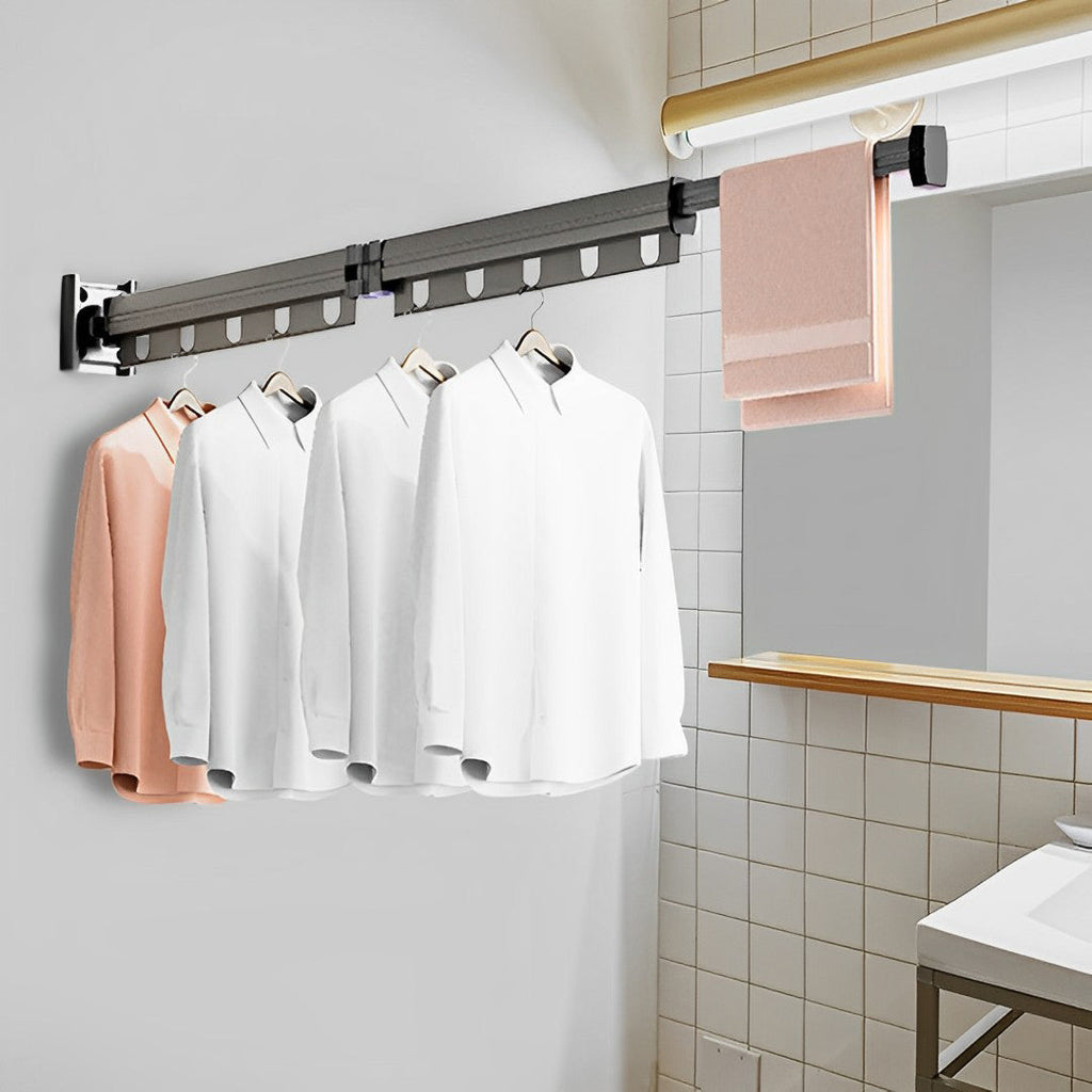Wall-Mounted Clothing Rack