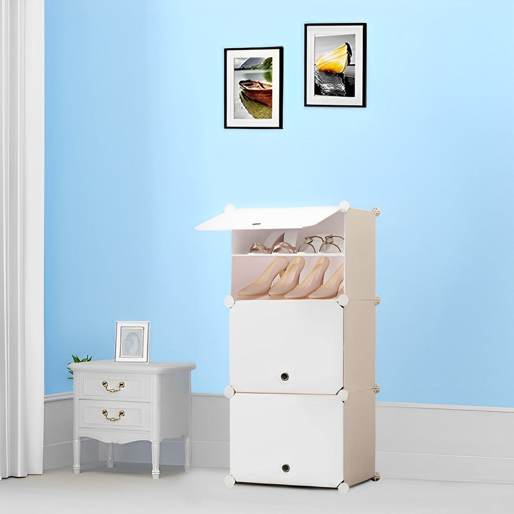 White Shoe Rack Organiser