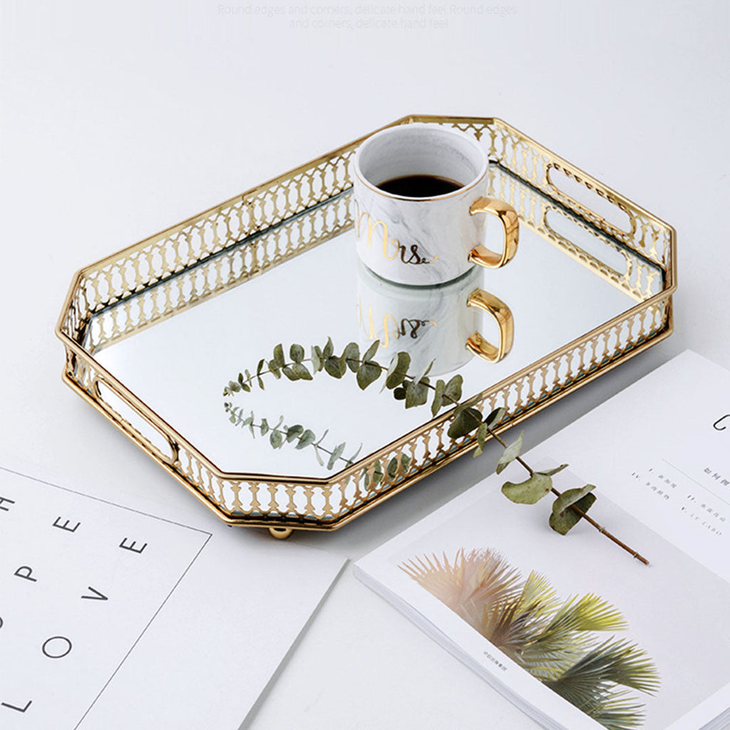 Gold Ornate Vanity Tray