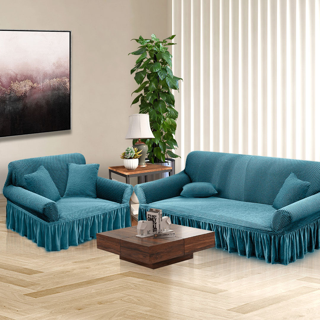 Ruffled Skirt Sofa Cover