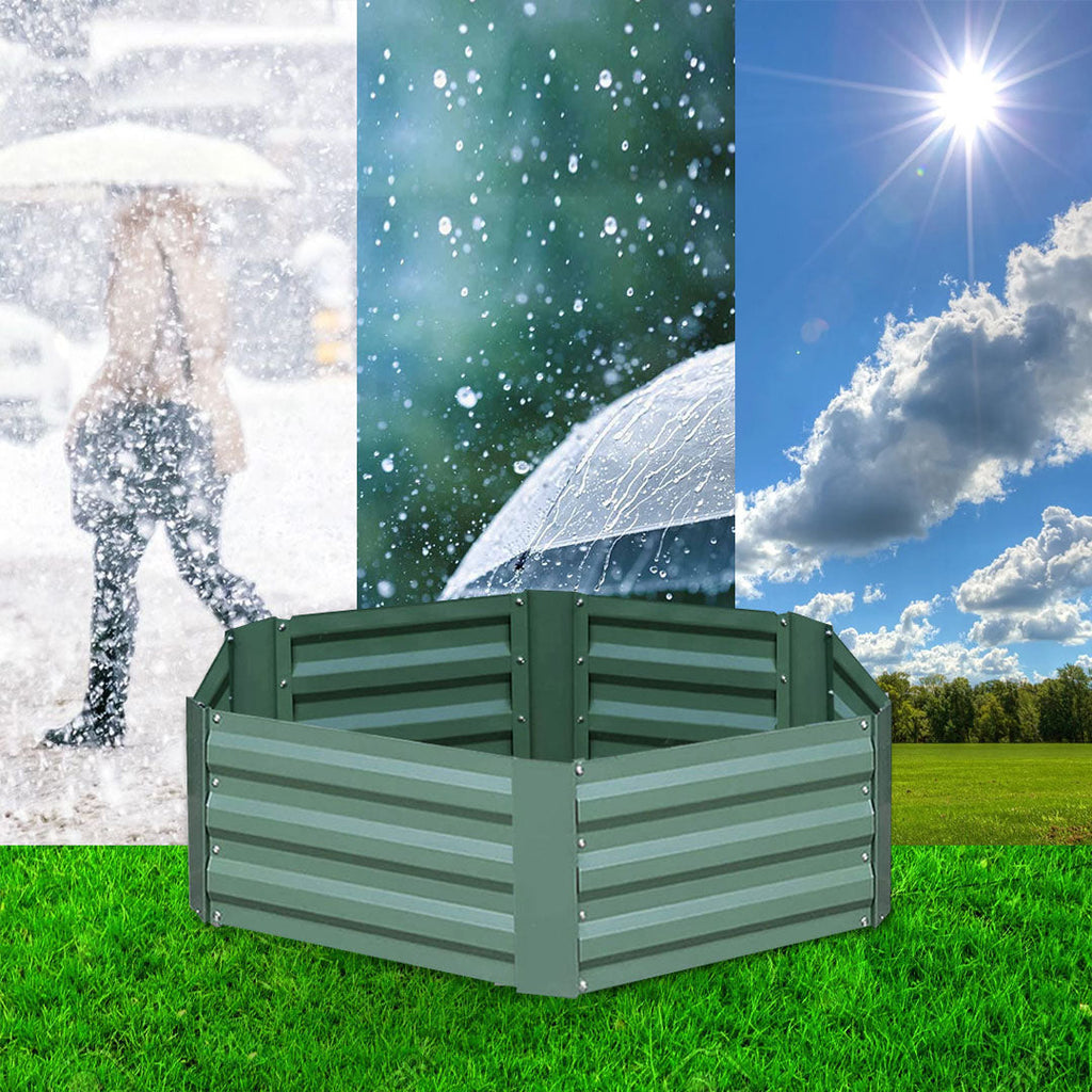 Hexagonal Raised Garden Bed