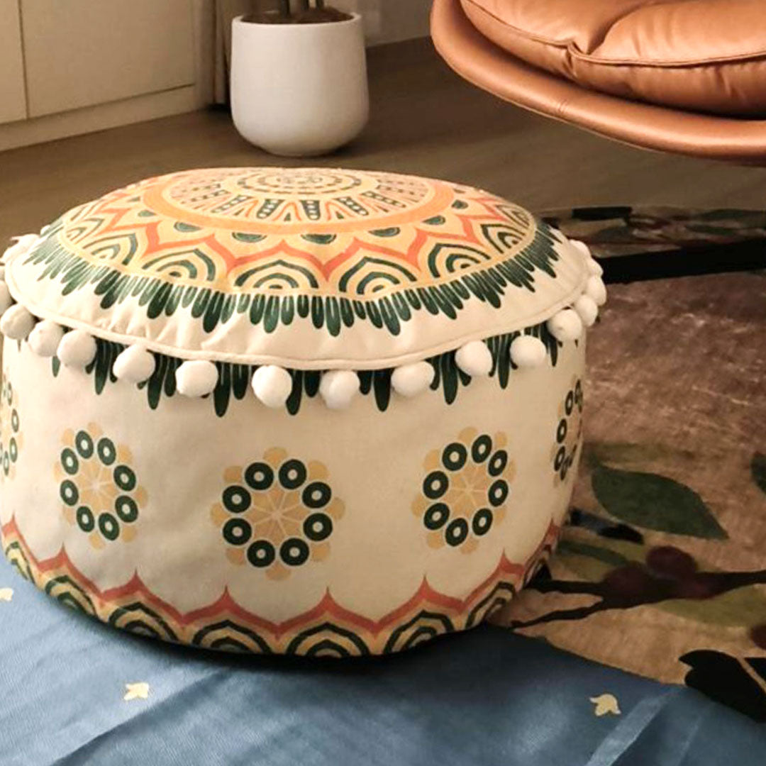 Cone Shape Pouffed Cushion