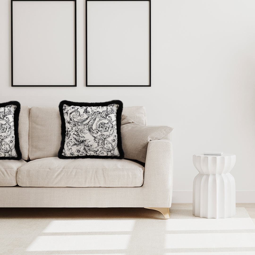 Patterned Throw Pillow