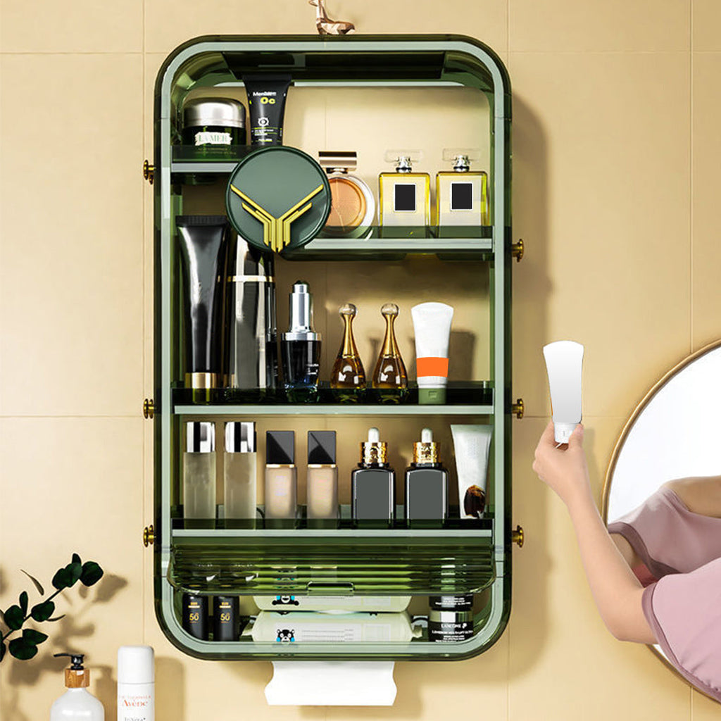 Multifunctional Cosmetic Storage Rack