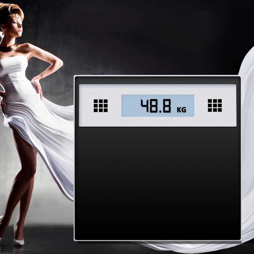 Black Electronic Talking Scale