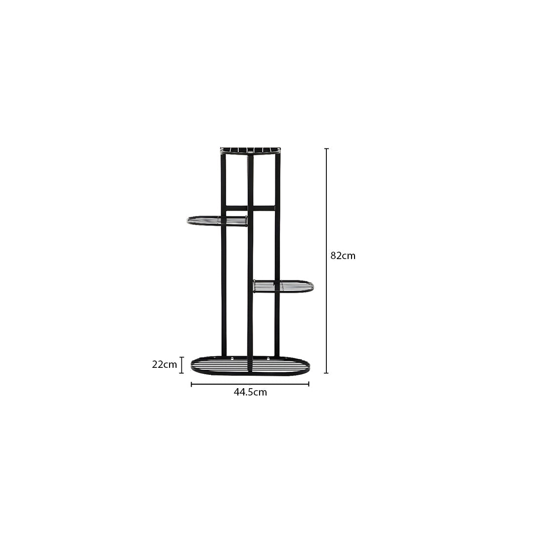 Black Metal Plant Rack