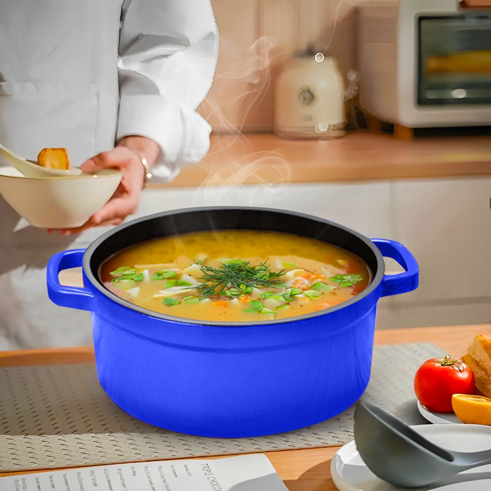 Porcelain Stew Cooking Pot