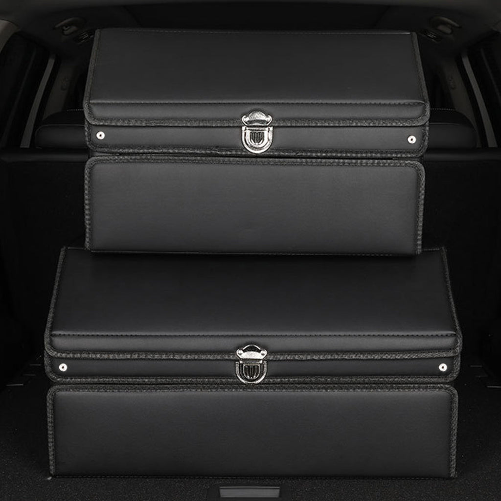 Leather Car Boot Collapsible Box