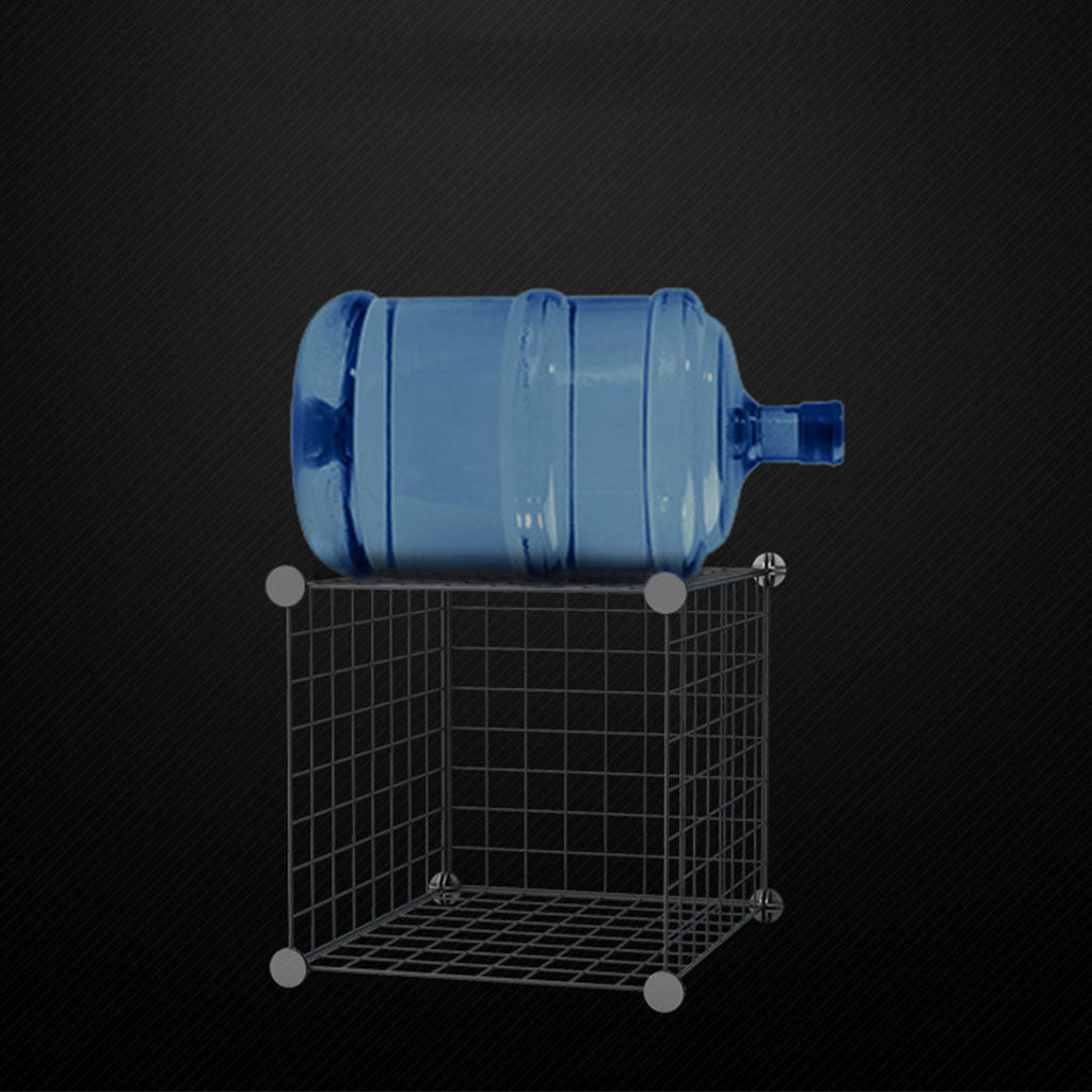 Black Portable Cube Storage Organiser