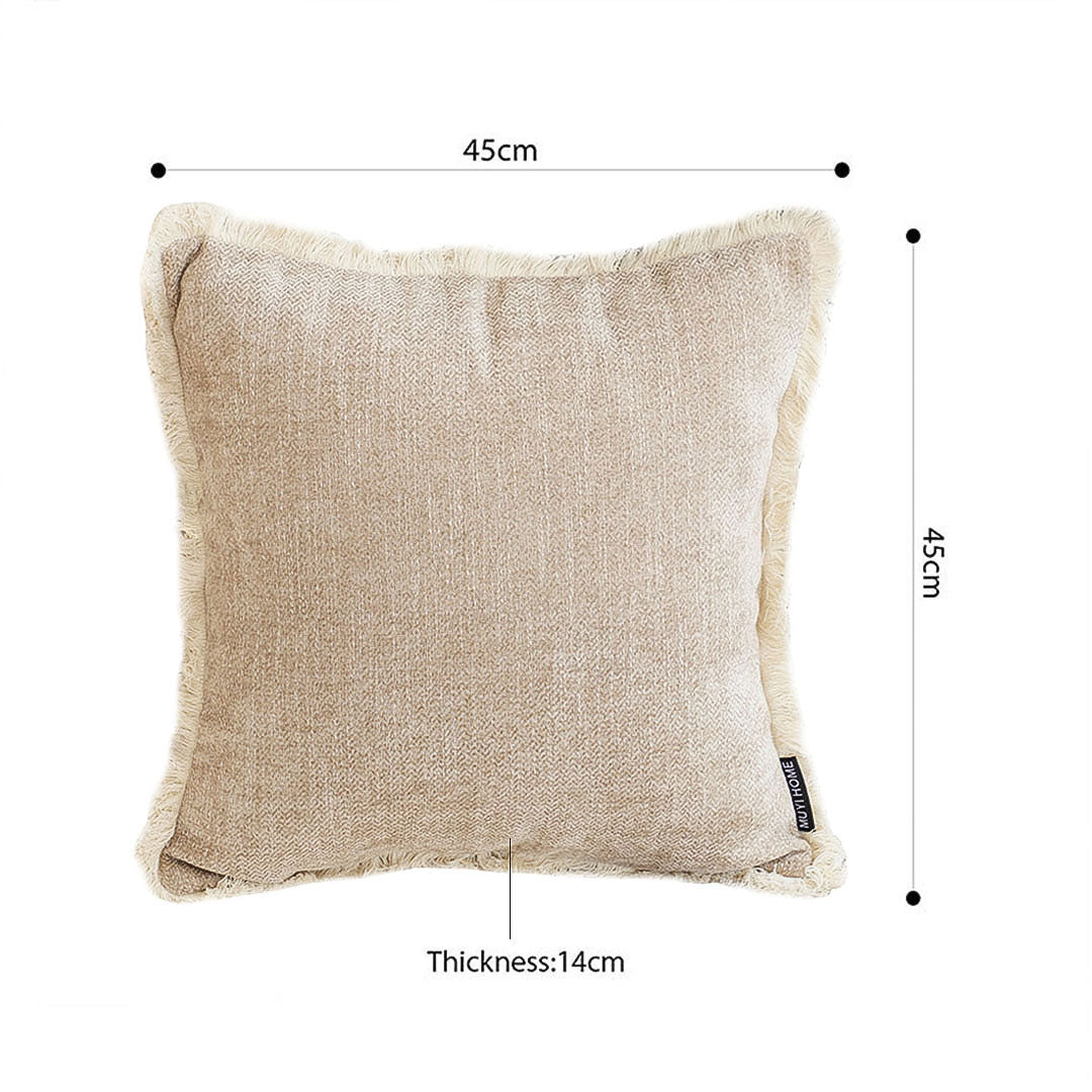 Chenille Texture Throw Pillow