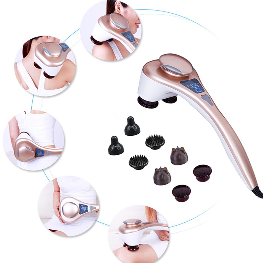 Portable Handheld Massager (4 Type of Heads)