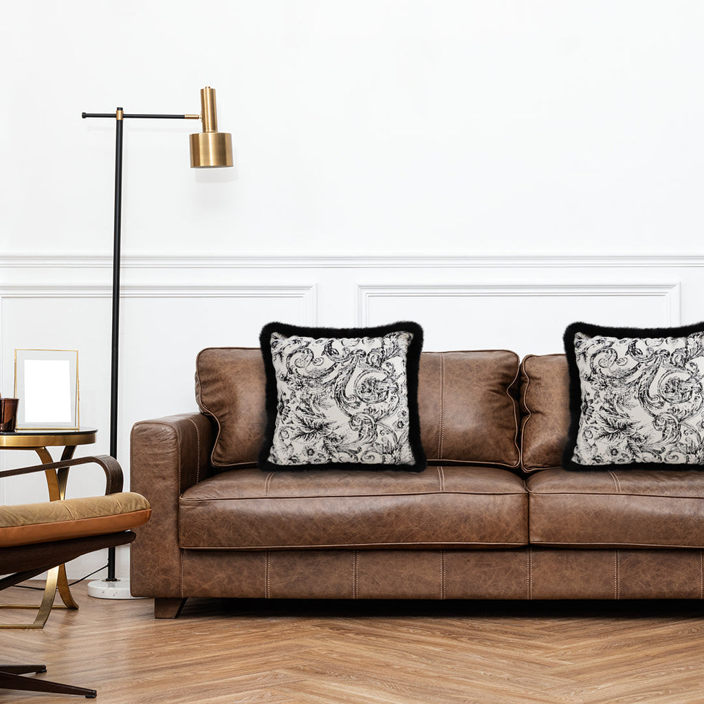 Patterned Throw Pillow