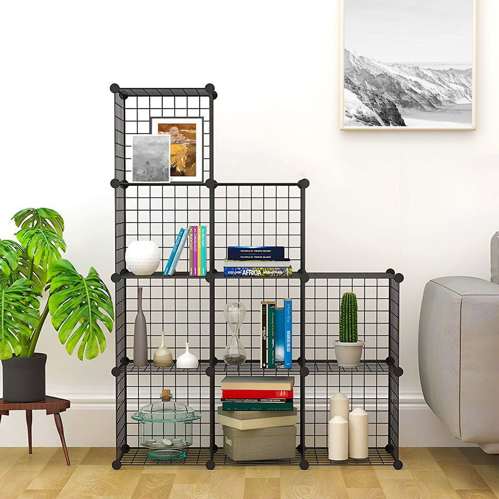 Black Portable Cube Storage Organiser