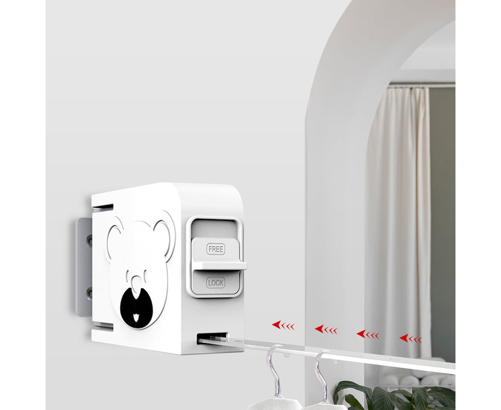 Retractable Wall-Mounted Dry Rack