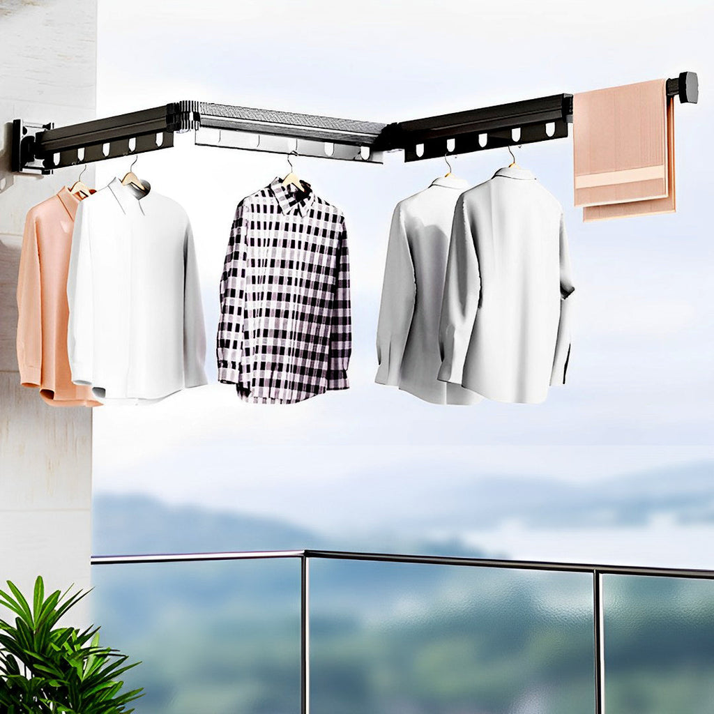 Wall-Mounted Clothing Rack