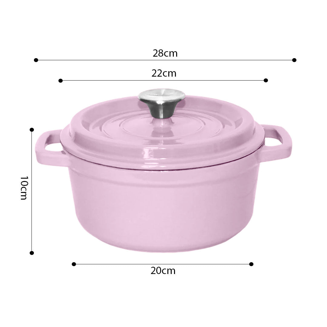 Pink Stew Cooking Pot