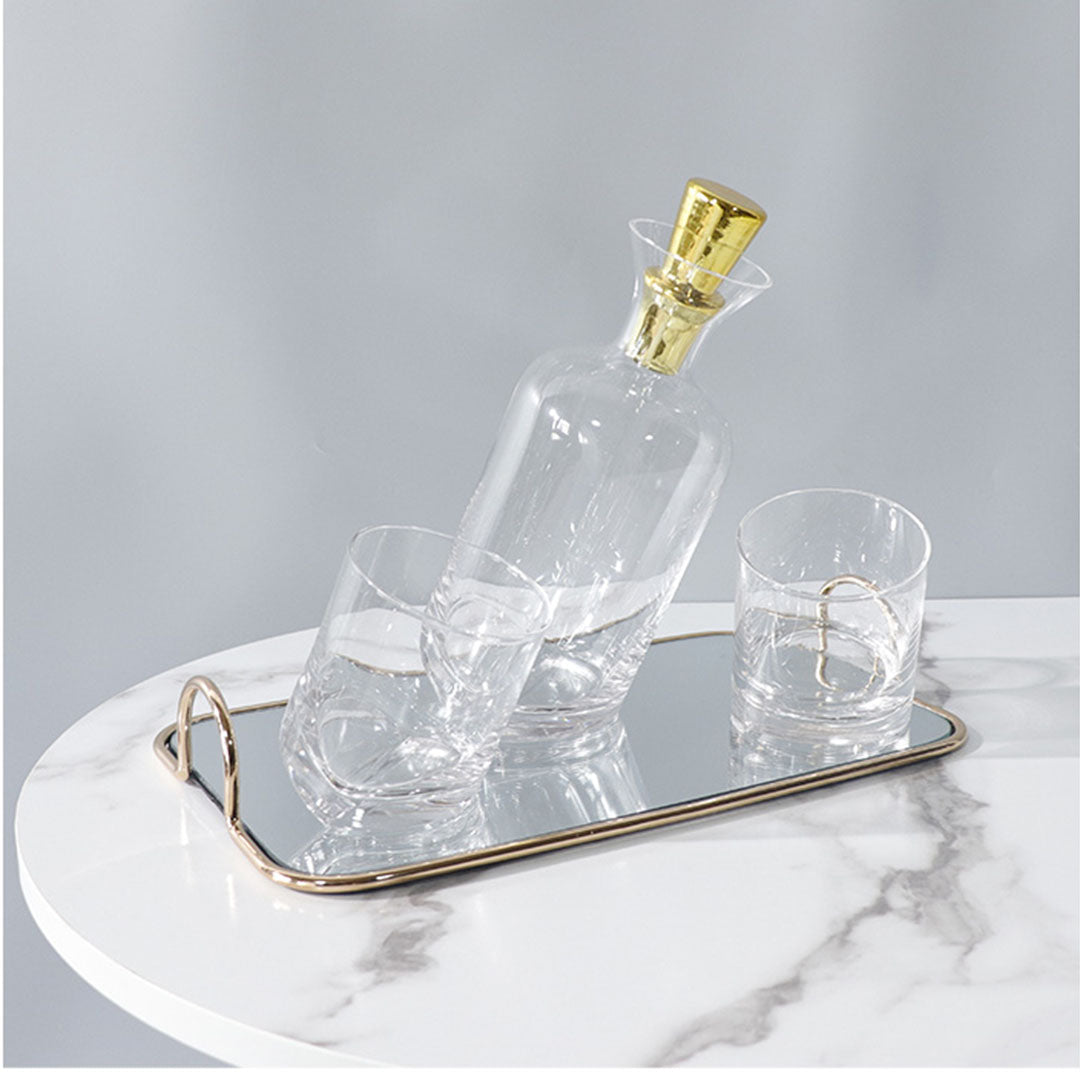 Gold Flat-Lay Vanity Tray