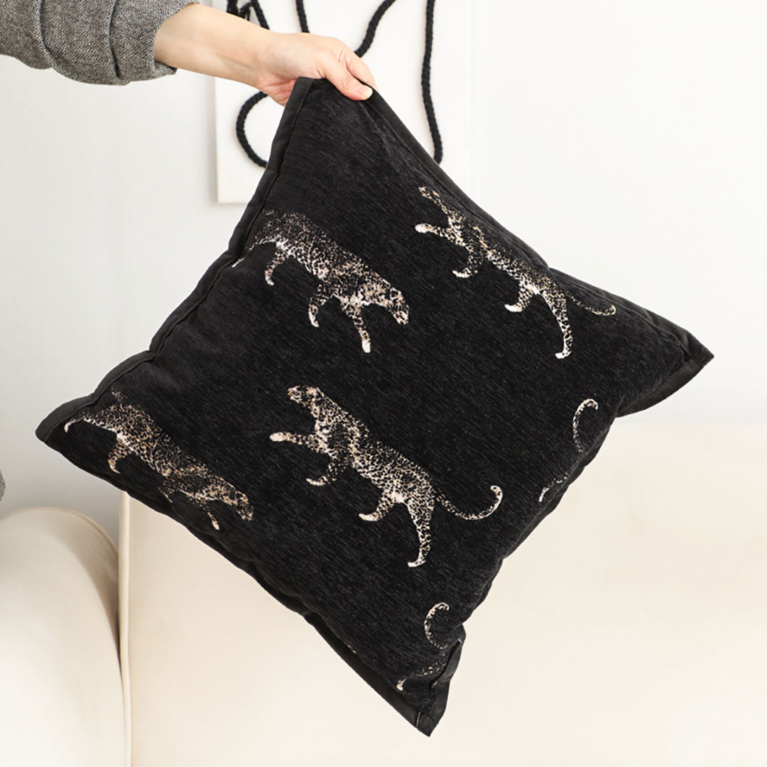 Leopard Print Throw Pillow
