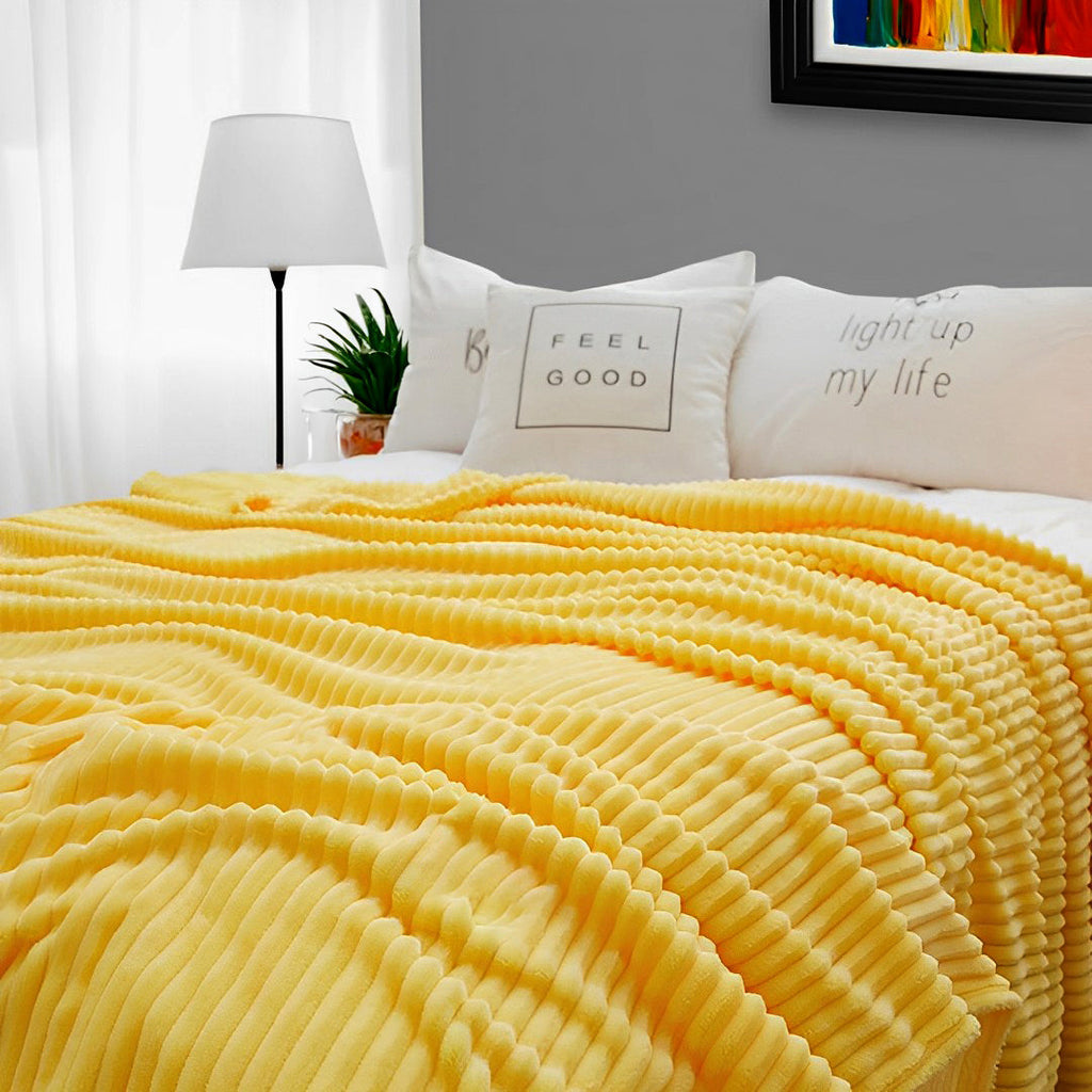 Striped Pattern Throw Blanket