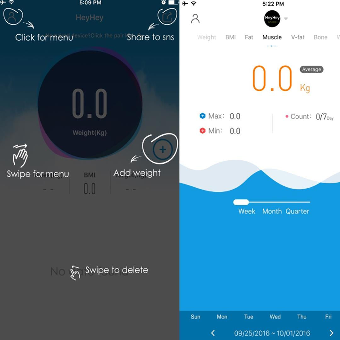 Wireless Bluetooth Digital Scale