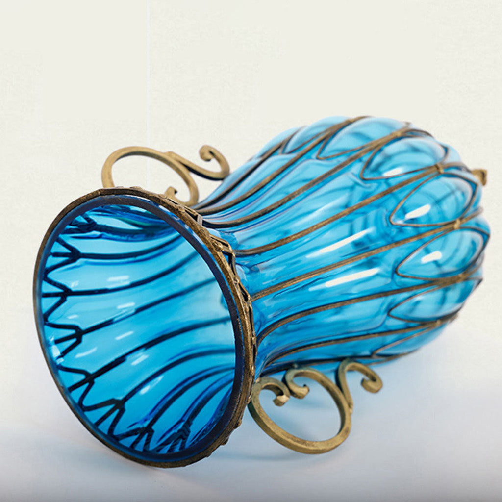 Vase WIth Artificial Flower Set