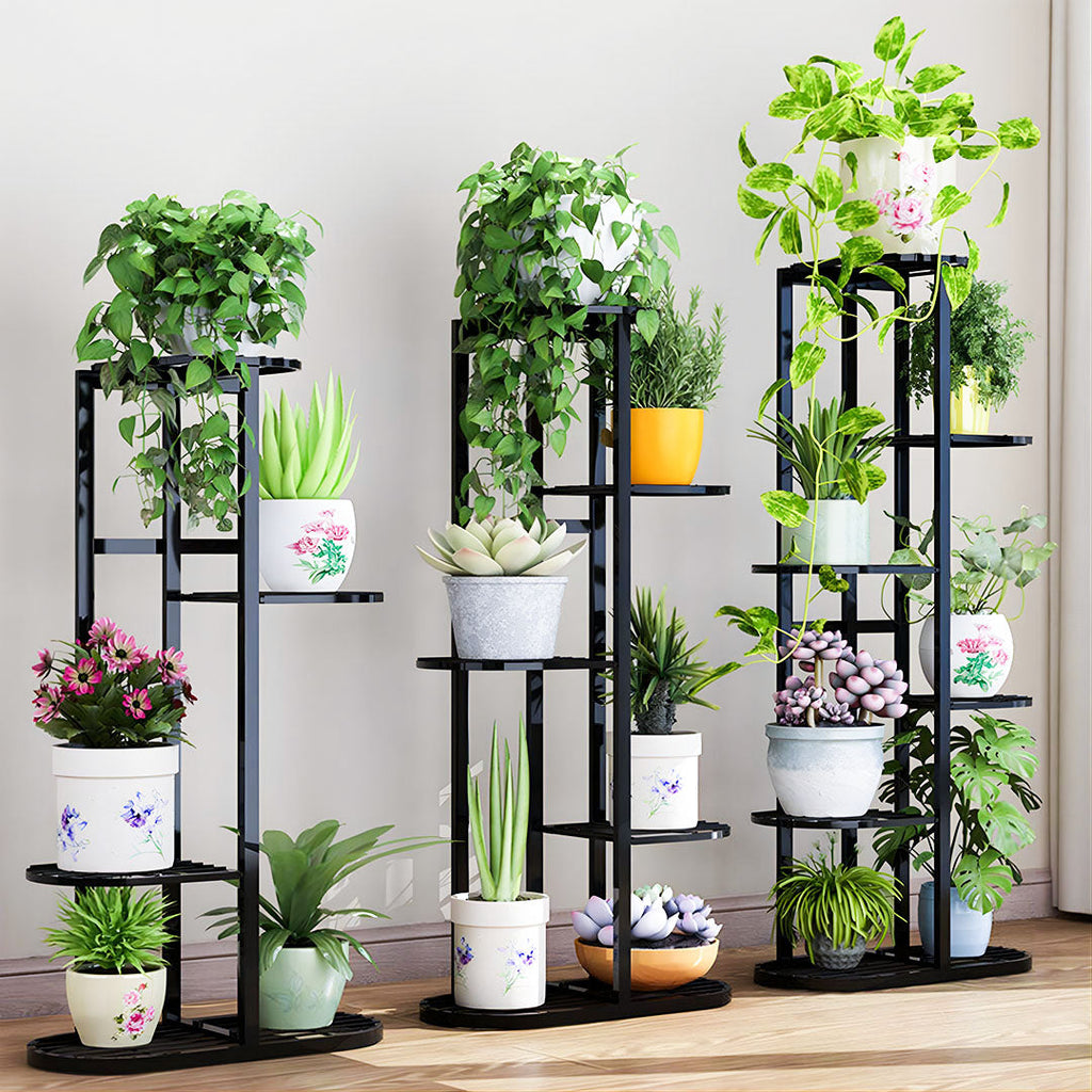 Black Metal Plant Rack