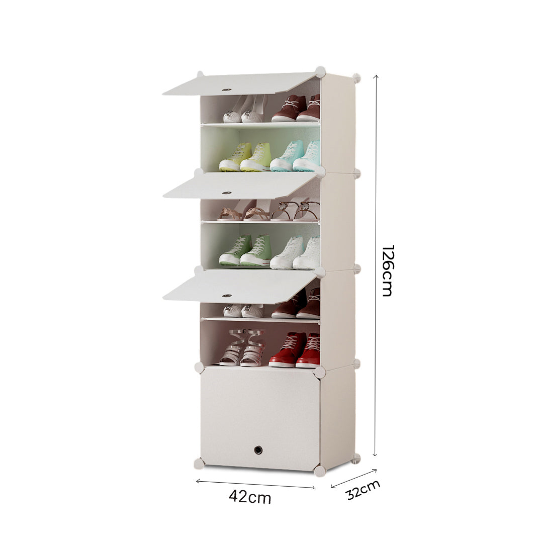 White Shoe Rack Organiser