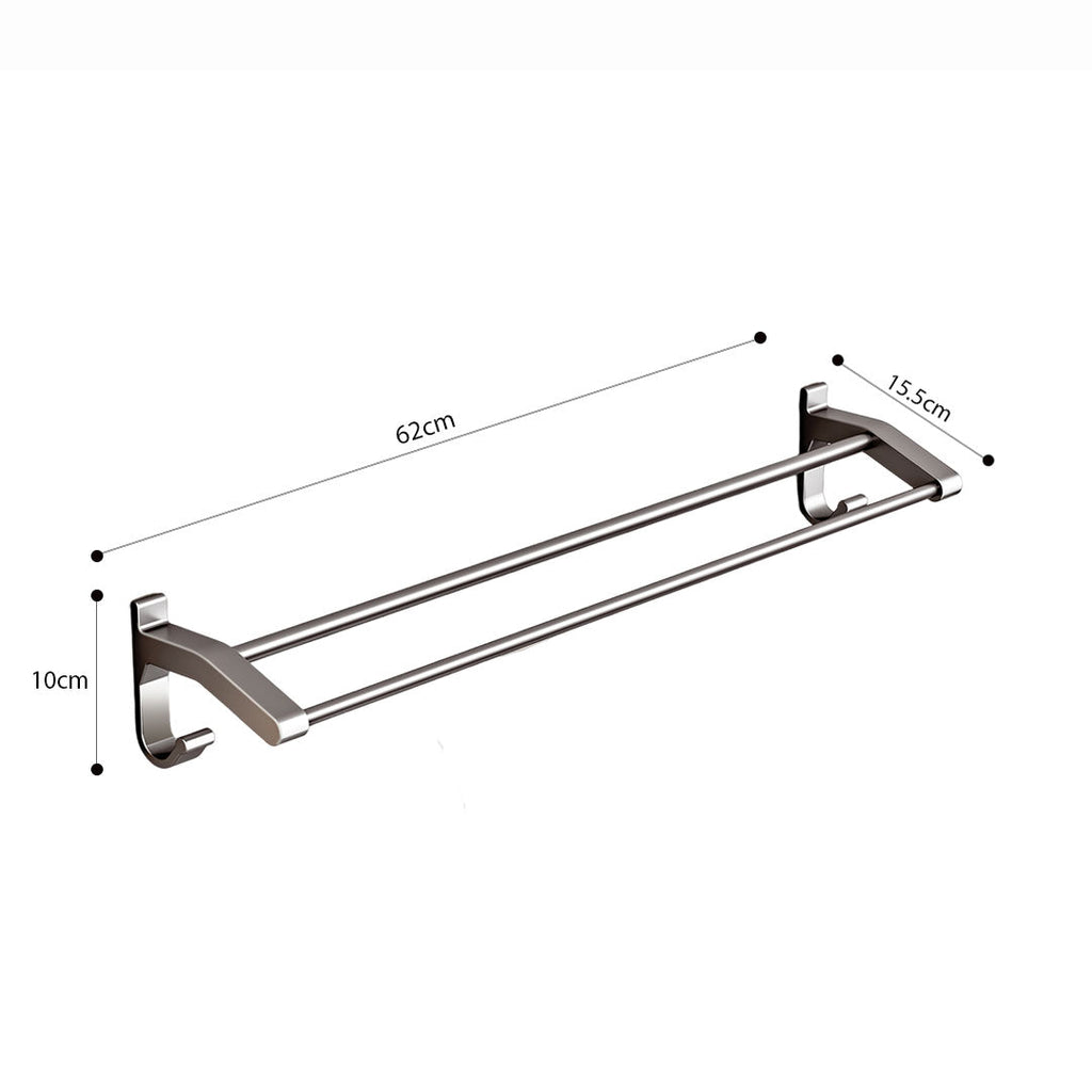 Grey Towel Holder Organiser