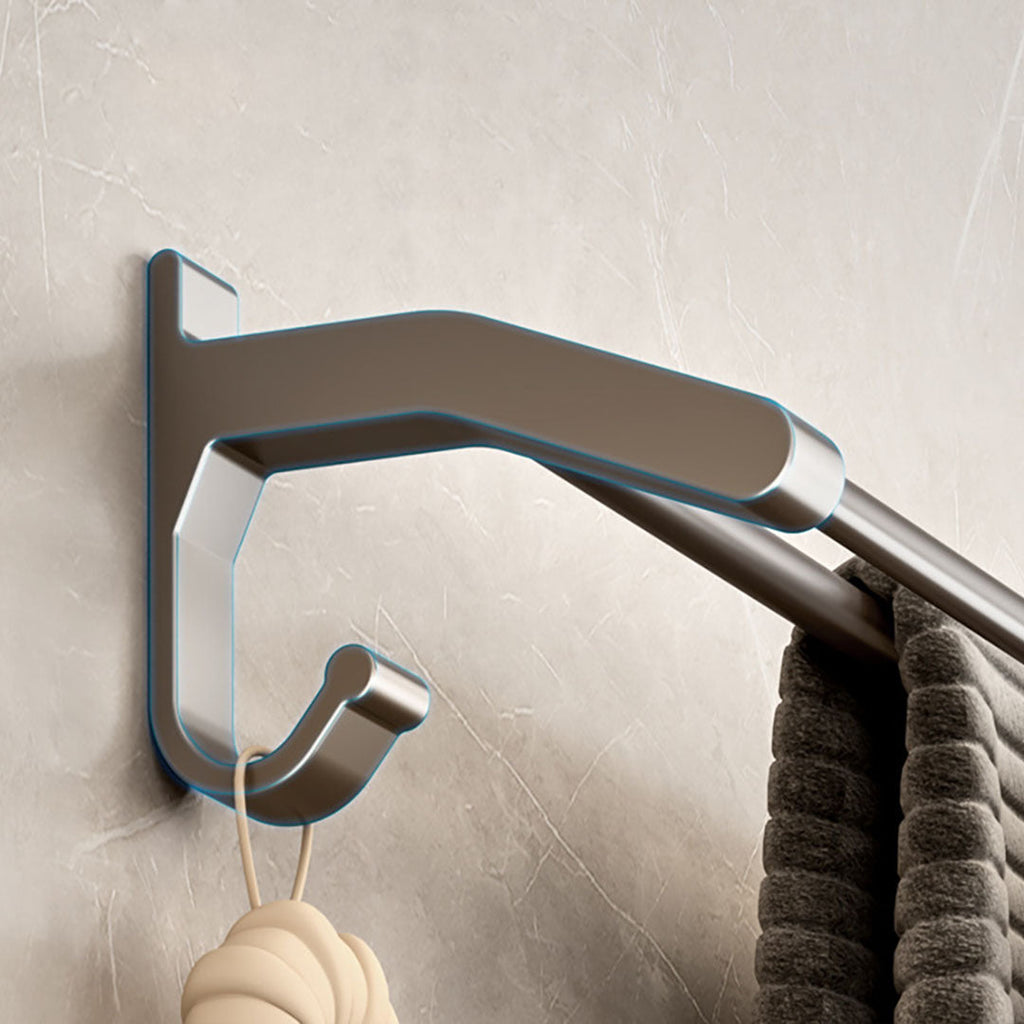 Grey Towel Holder Organiser