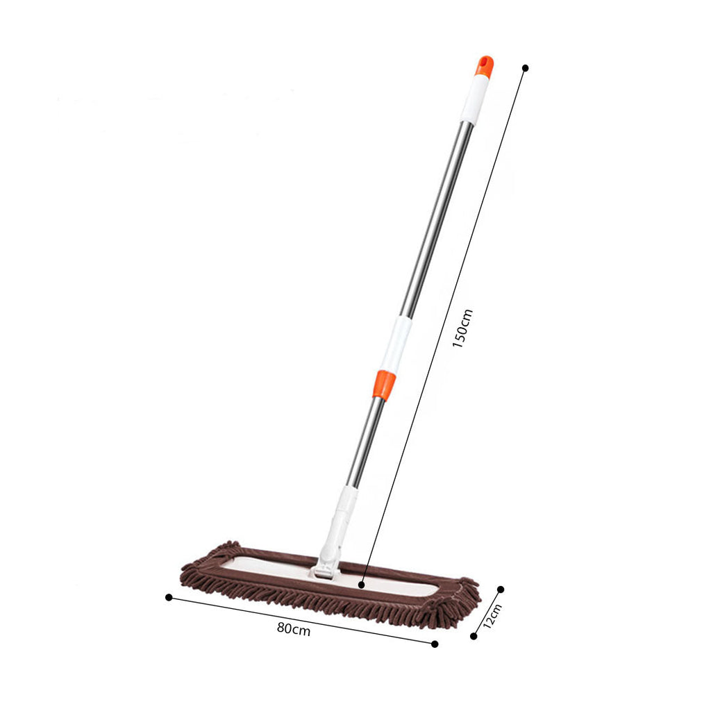 Coffee Microfiber Flat Mop (4 pcs)