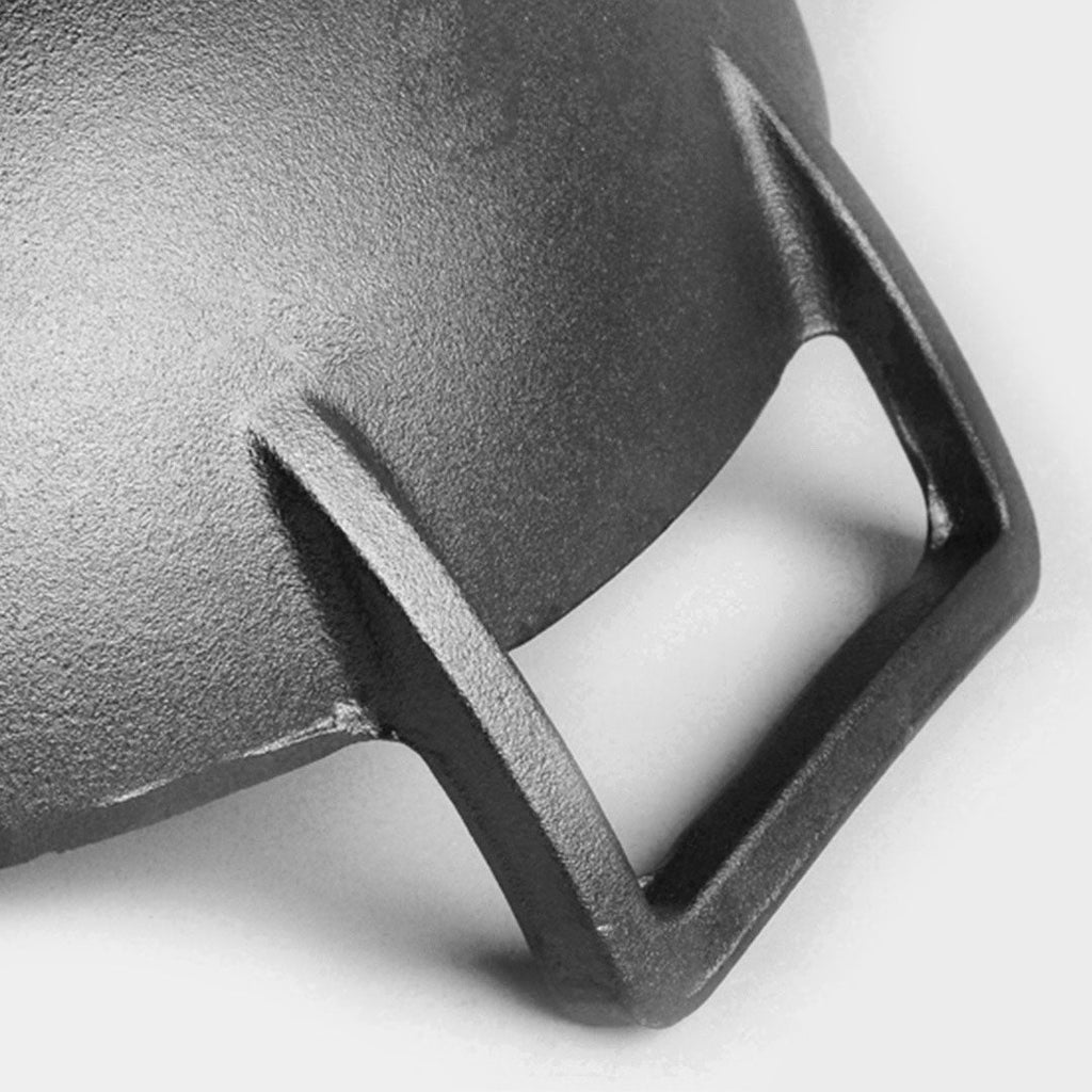 32cm Cast Iron Wok Frying Pan