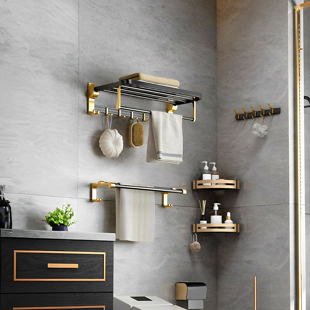 Double Pole Rail Hanger With Hooks