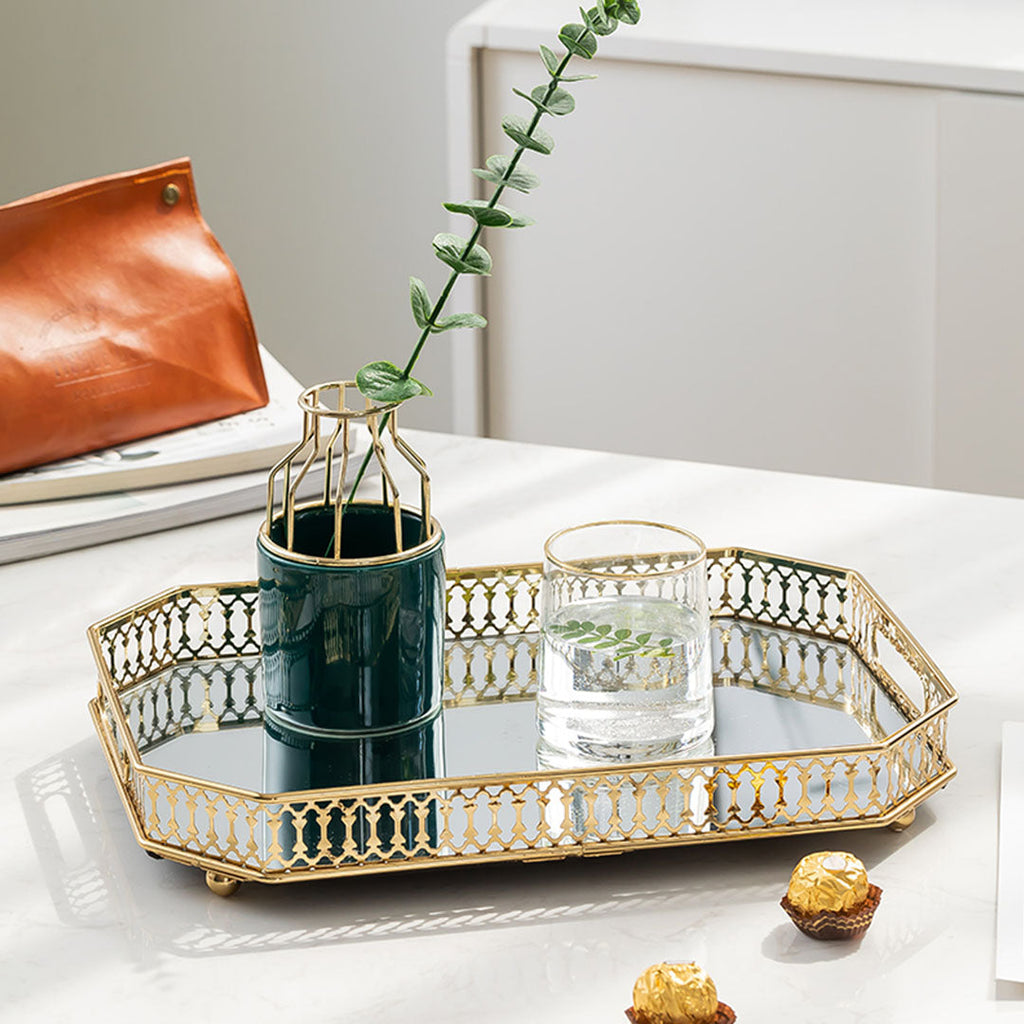 Gold Ornate Vanity Tray