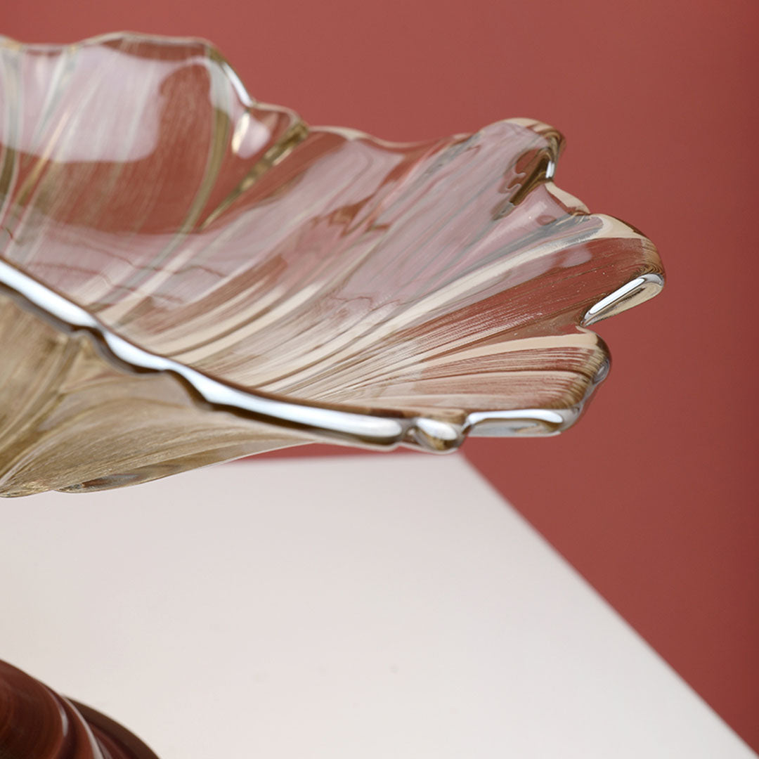 Crystal Glass Tulip Countertop Bowl