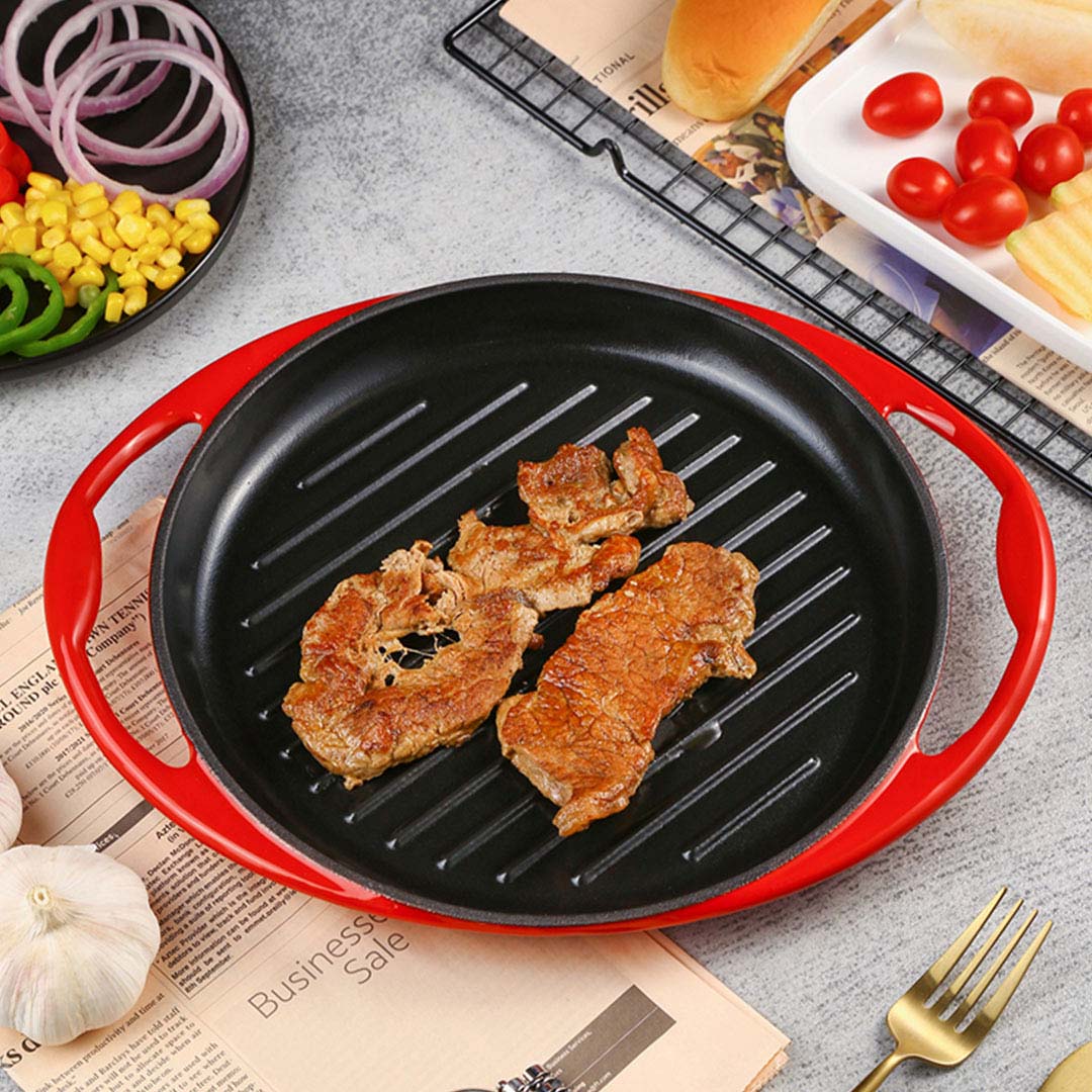 Red Griddle Pan