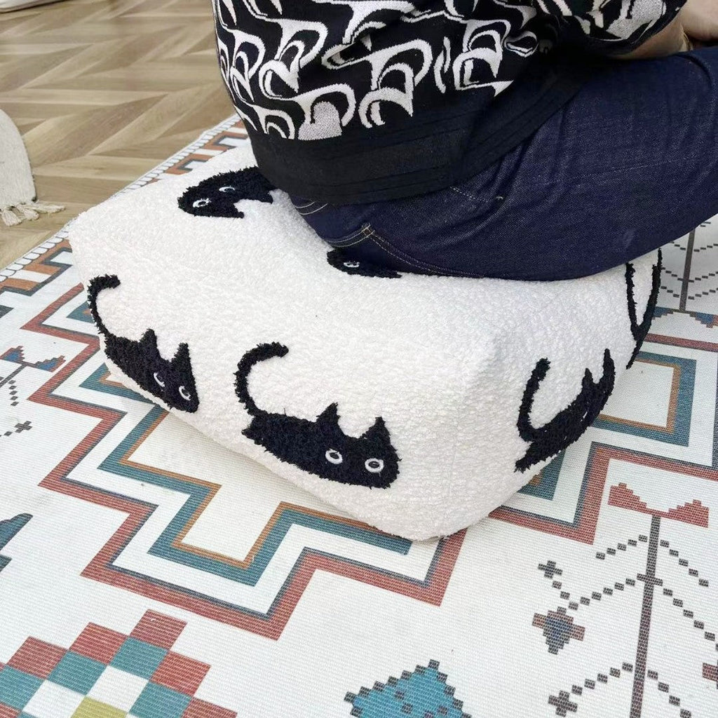 Animal Print Pouffe Cushion