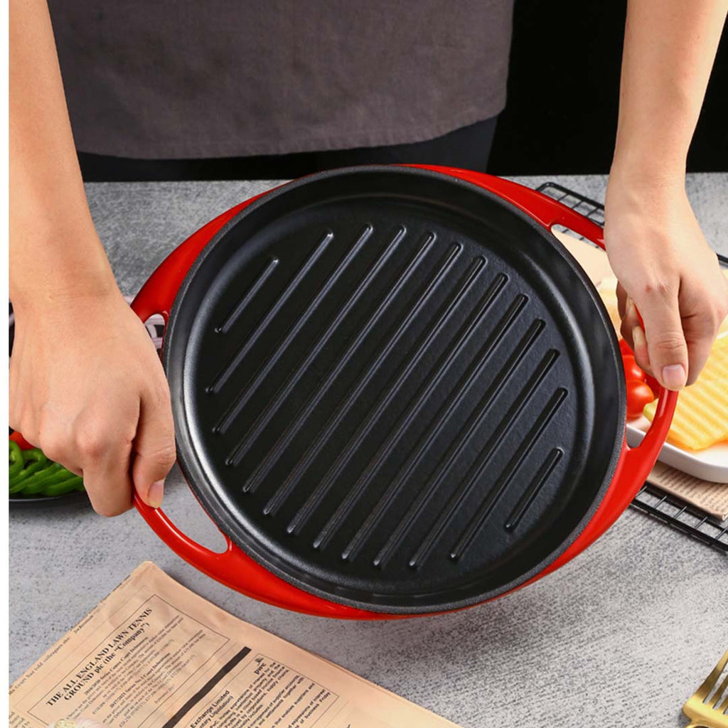Red Griddle Pan