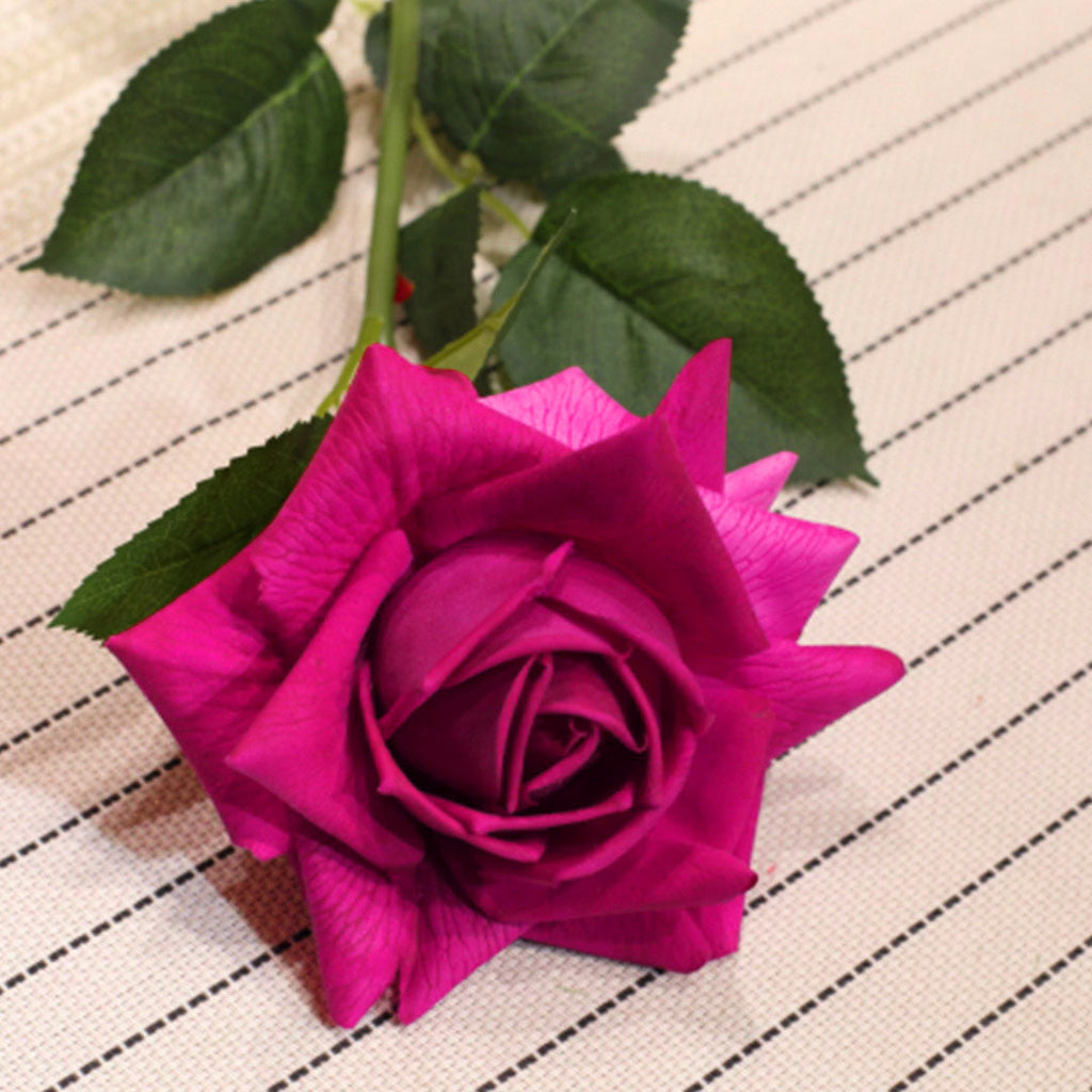 Glass Vase With Artificial Flower