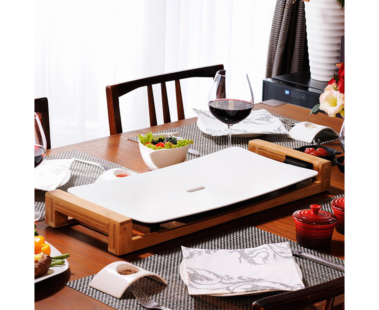 Electric Non-Stick Ceramic Grill