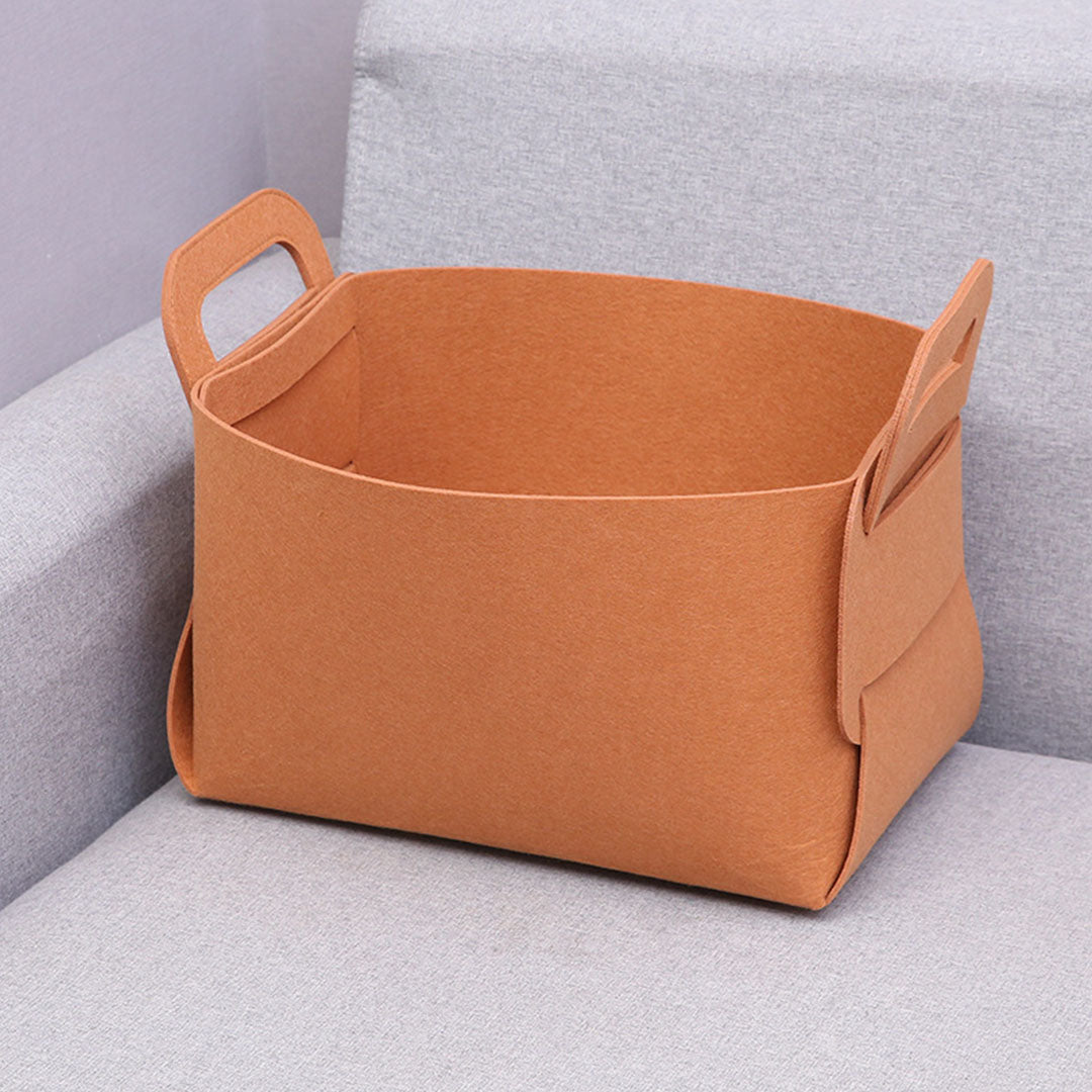 Felt Collapsible Bag With Handle